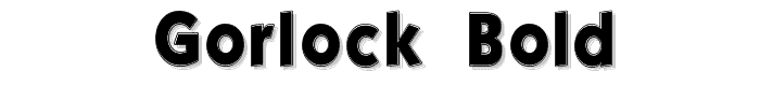 Gorlock  Bold font